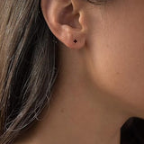 Boucles d'oreilles rondes en rubis | Or