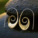 Boucles d'oreilles spirales bohèmes | Or