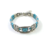 Bracelet Azura | Or blanc