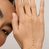Bracelet chaîne à perles | Or