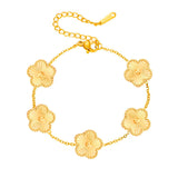 Bracelet charme Florielle bloom | Or