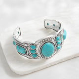 Bracelet cuff céleste Valcourt | Or blanc