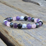 Bracelet Dora améthyste | Or