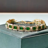 Bracelet Elisa Esmeralda | Or