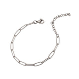 Bracelet maillon de Venise | Or blanc