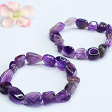 Bracelet Marléna avec améthyste | Or