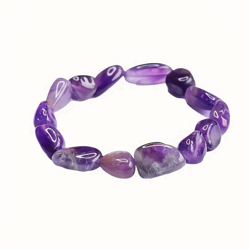 Bracelet Marléna avec améthyste | Or