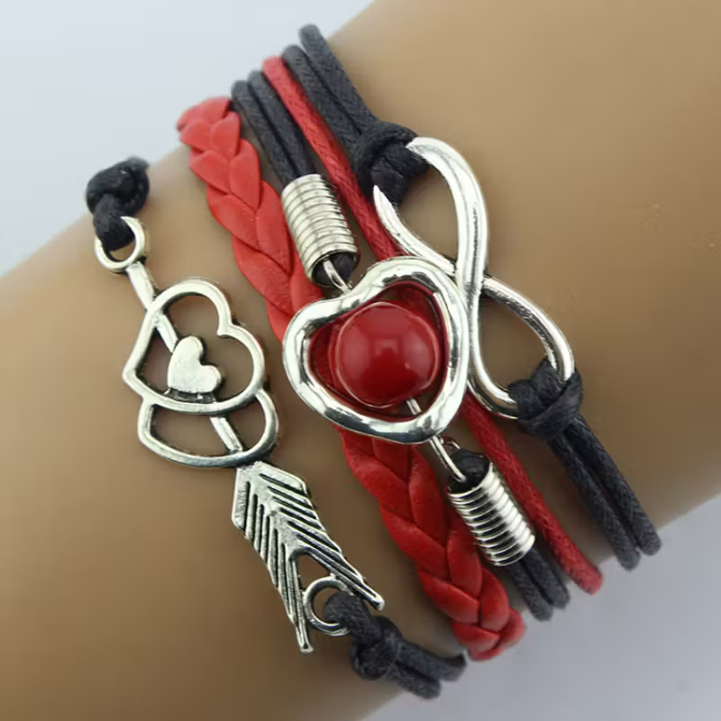Bracelet rétro arc d’Amour | Or