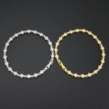 Bracelet tennis classique en grappe | Or