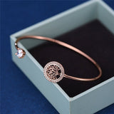 Bracelet ajustable arbre de vie | Or