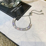 Bracelet ajustable à brillants | Or