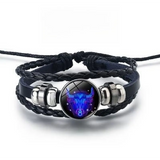 Bracelet brillant avec 12 signes du zodiaque | Or