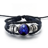 Bracelet brillant avec 12 signes du zodiaque | Or