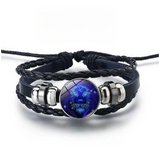 Bracelet brillant avec 12 signes du zodiaque | Or