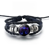 Bracelet brillant avec 12 signes du zodiaque | Or