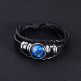 Bracelet brillant avec 12 signes du zodiaque | Or