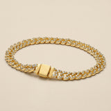 Bracelet cubain large | Or