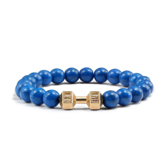 Bracelet d'aromathérapie avec pierres de lave | Or