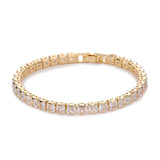 Bracelet de tennis carré | Or