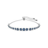 Bracelet de tennis en saphir Taillé rond | Or blanc