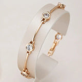 Bracelet élégant à brillants | Or
