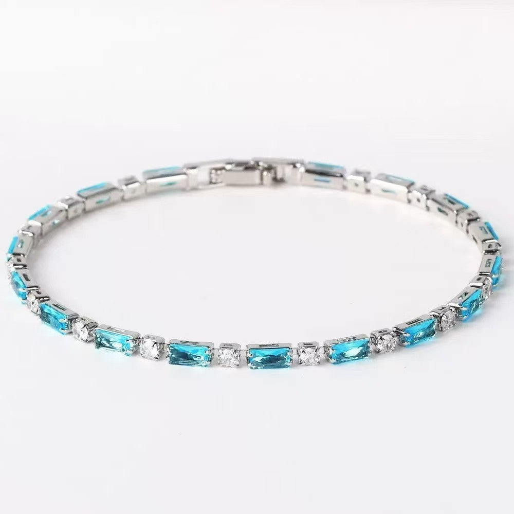 Bracelet en pierre turquoise naturelle | Or