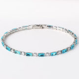 Bracelet en pierre turquoise naturelle | Or
