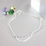 Bracelet à brillants | Or blanc