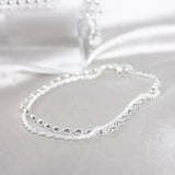 Bracelet à brillants | Or blanc
