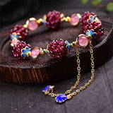 Bracelet en pierre de granit | Or