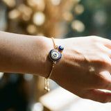 Bracelet luxueux avec l'œil de la Gorgone | Or