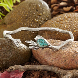 Bracelet rétro « petit oiseau » | Or