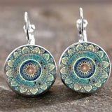 Bracelets mandala ronds rétro | Or