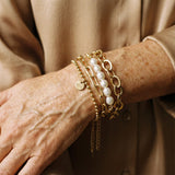 Bracelets avec marguerites | Or