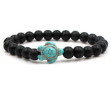 Bracelets exclusifs en pierres naturelles en forme de tortue | Or