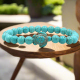 Bracelets exclusifs en pierres naturelles en forme de tortue | Or