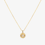 Collier amour rayons de soleil | Or