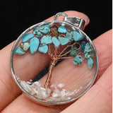 Collier arbre de vie | Or blanc