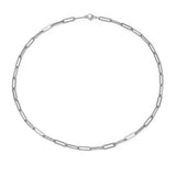 Collier chaîne élégant Archen | Or blanc