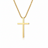 Collier croix avec monture | Or