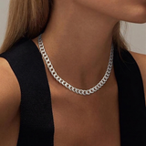 Collier cubain à gros maillons | Or