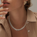 Collier cubain à gros maillons | Or