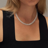 Collier cubain à gros maillons | Or