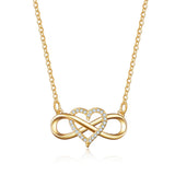 Collier infini nœud d'amour | Or