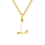 Collier initial coeur | Or