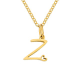 Collier initial coeur | Or