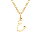 Collier initial coeur | Or