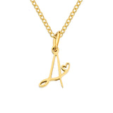Collier initial coeur | Or
