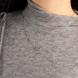 Collier Isaline Marina | Or blanc