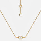 Collier Isaline Marina | Or blanc